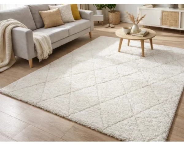 Koberec Ideal Shaggy 120x170 cm, diamant krémový