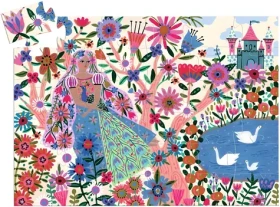 DJECO Puzzle Princezna a páv