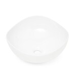 Umyvadlo na desku SAT Feel 38x38 cm bez otvoru na baterii SATUMFEEL3838 SATUMFEEL3838