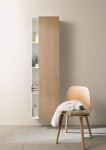 DURAVIT - DuraStyle Skříňka vysoká 180x50x36 cm, pravá, lesklá bílá DS1249R2222