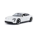 Bburago Porsche Taycan Turbo S bílá 1:24