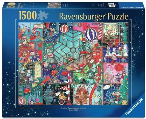 Ravensburger Puzzle Dílna vánočních skřítků
