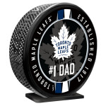 Mustang Puk Toronto Maple Leafs NHL 8" MEGA Puck #1 Dad Ribbon
