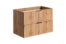 COMAD - Skříňka pod umyvadlo 80cm 2 zásuvkyADEL OAK 5907611654804