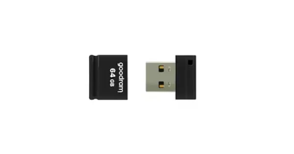 GOODRAM UPI2 64GB černá / Flash disk / USB-A 2.0 / čtení: 20MBs / zápis: 5MBs (UPI2-0640K0R11)