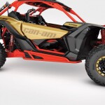 Boční nášlapy Rock na Can-Am Maverick X3 - červené barvy