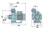 Čerpadlo protiproudu New BCC 300M - 66 m3/h - 230 V
