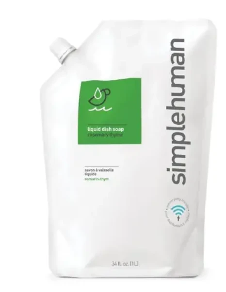 Simplehuman Tekutý přípravek na nádobí – 1 l náhradní náplň s vůní levandule (838810025711)