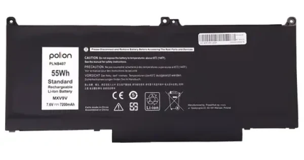 TRX baterie Dell MXV9V / Baterie pro notebook / 7 200 mAh / 55 Wh / Latitude 5300, 5310, 7300, 7400 / neoriginální (TRX-PLNB407)