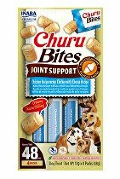 Churu Dog Bites Joint Supp.Chick.wraps Chick&Ches4x12g