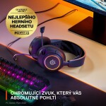 SteelSeries Arctis Nova 3 černá / Sluchátka s mikrofonem / 1.2m / Jack 3.5mm / USB (61631)