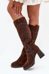 Kozačky na podpatku model 216795 Step in style 40