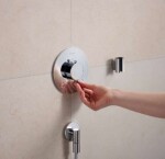HANSGROHE - Ecostat Comfort S Termostatická baterie pod omítku, pro 2 spotřebiče, chrom 33715000