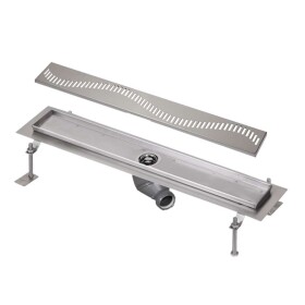 SANELA - Nerezové žlaby Nerezový koupelnový žlábek do prostoru, délka 115 cm, mat SLKN 05AX