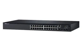 DELL Networking N1524P POE+ / 24x RJ-45 / řízený / 4x SFP+ 10GbE / 1RU (210-AEVY)