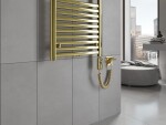 MEXEN/S - Hades radiátor + topná tyč 1200 x 600 mm, 600 W, zlatá W104-1200-600-2600-50