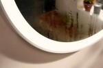 HANSGROHE - Xarita Lite S Zrcadlo s LED osvětlením, průměr 70 cm, matná bílá 54966700