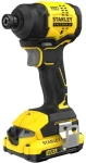Stanley SFMCF811D1T-QW černá/žlutá / Aku rázový utahovák / 18V / 170 Nm / Li-ion 2.0 Ah (SFMCF811D1T-QW)