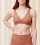 Dámská podprsenka Triumph Signature Sheer EX TOASTED ALMOND mandlová 6901 Triumph BROWN