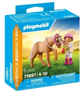 Playmobil® Duo-Pack 71887 Holčička s poníkem