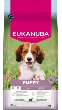 Eukanuba Premium Puppy Small Medium Lamb Rice / Granule pro štěňata / malá a střední plemena / 12 kg (1724-351812)