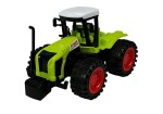 Mamido Traktor se třemi přívěsy sklízení sena zelený