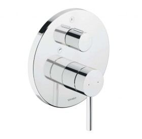 DURAVIT - Circle Baterie pod omítku, pro 2 spotřebiče, chrom CE5210012010