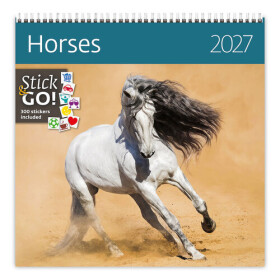 Kalendář nástěnný 2027 - Horses