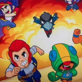 Cinereplicas Podložka pod myš Brawl Stars Ready to Brawl / Herní / Protiskluzová (CR2543EPM)