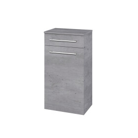 Dřevojas - Nízká skříňka DOS SNDZ 50 - D01 Beton / Úchytka T03 / D01 Beton / Levé 156190C
