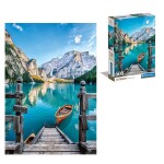 Puzzle 500 Braies lake Compact