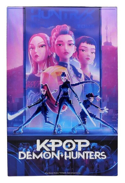 KPop Demon Hunters Plechová cedule