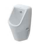 DURAVIT - D-Code Pisoár, zadní přívod vody, Rimless, s HygieneGlaze, alpská bílá 0829302000