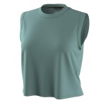 Dámské merino tílko SMARTWOOL Women's Active Ultralite Crop Tank, Dusty Teal velikost: L