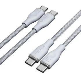 VOLTME Powerlink Rugg Series CTC Kabel USB-C(M) 3A/60W 1m šedá / 2x USB-C(M) (C2052)