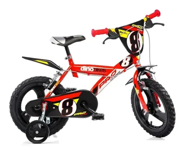 Dino Bikes 143 14" červené / Dětské jízdní kolo (05-CSK5143-CRV)