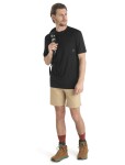 ICEBREAKER Mens Merino 150 Tech Lite III LS Relaxed Pocket Tee, Black velikost: XL