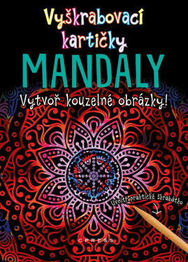 Vyškrabovací kartičky MANDALY - Vytvoř kouzelné obrázky