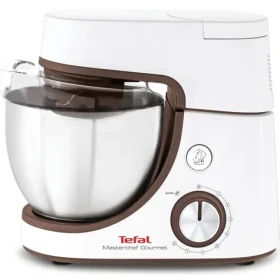 Tefal Masterchef Gourmet QB51K138 bílá / Kuchyňský robot / 1100 W / 8 rychlostí / objem 4.6 l (QB51K138)