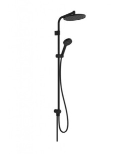 HANSGROHE - Activera S Sprchový set bez baterie, průměr 24 cm, 2 proudy, EcoSmart, matná černá 28074670