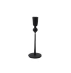 House Doctor Kovový svícen Trivo Black – small, černá barva, kov