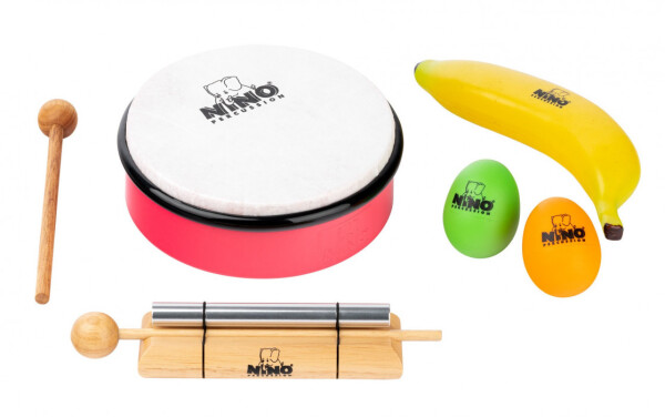 NINO Percussion NINOSET8 Kids Mixed Rhythm Set - 5 Pcs