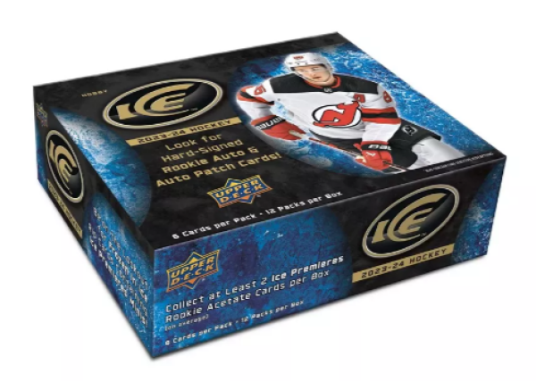 Hokejové Karty NHL 2023-24 Upper Deck Ice Hockey Hobby Box