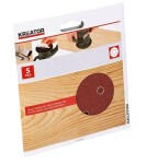 5x Brusný papír Kreator 115 mm G180 KRT230008