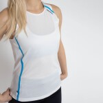 Běžecké tílko SALMING Pitea Singlet 21 - White Velikost textilu: XS