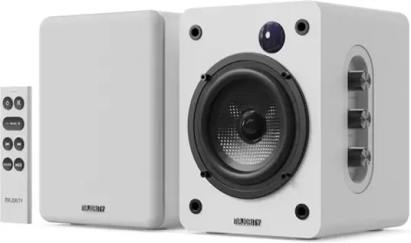 Majority D50X Bookshelf bílá / Reproduktory / 2.0 / 60W / Bluetooth 5.3 / AUX (5056444113849)