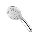 Mereo Sprchový set s tyčí, hadicí, ruční a talíř. kulatou sprchou, bílá CB95001SW1