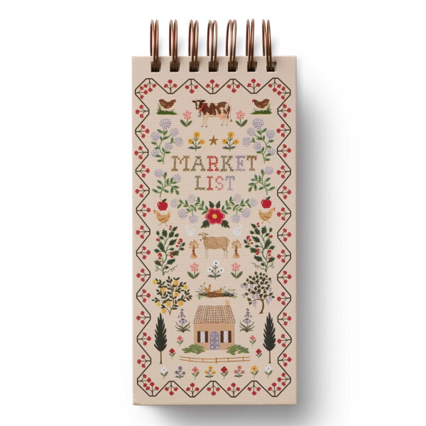 Rifle Paper Co. Trhací nákupní bloček Home Sweet Home, béžová barva, papír