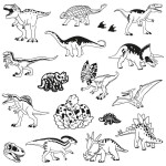 Aladine Stampo Funny sada 17 ks Dinosauři