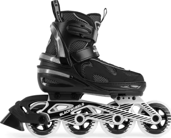 Blackwheels Flex Pro černá / Kolečkové brusle / nastavitelné / velikost M 34-37 (5902659843203)